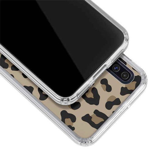 Leopard Print Galaxy A50 Clear Case